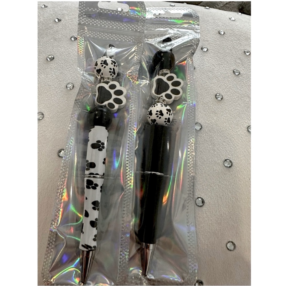 Set of 2 dog paw 🐾 ballpoint pen designed by Jenn pens! NEW!